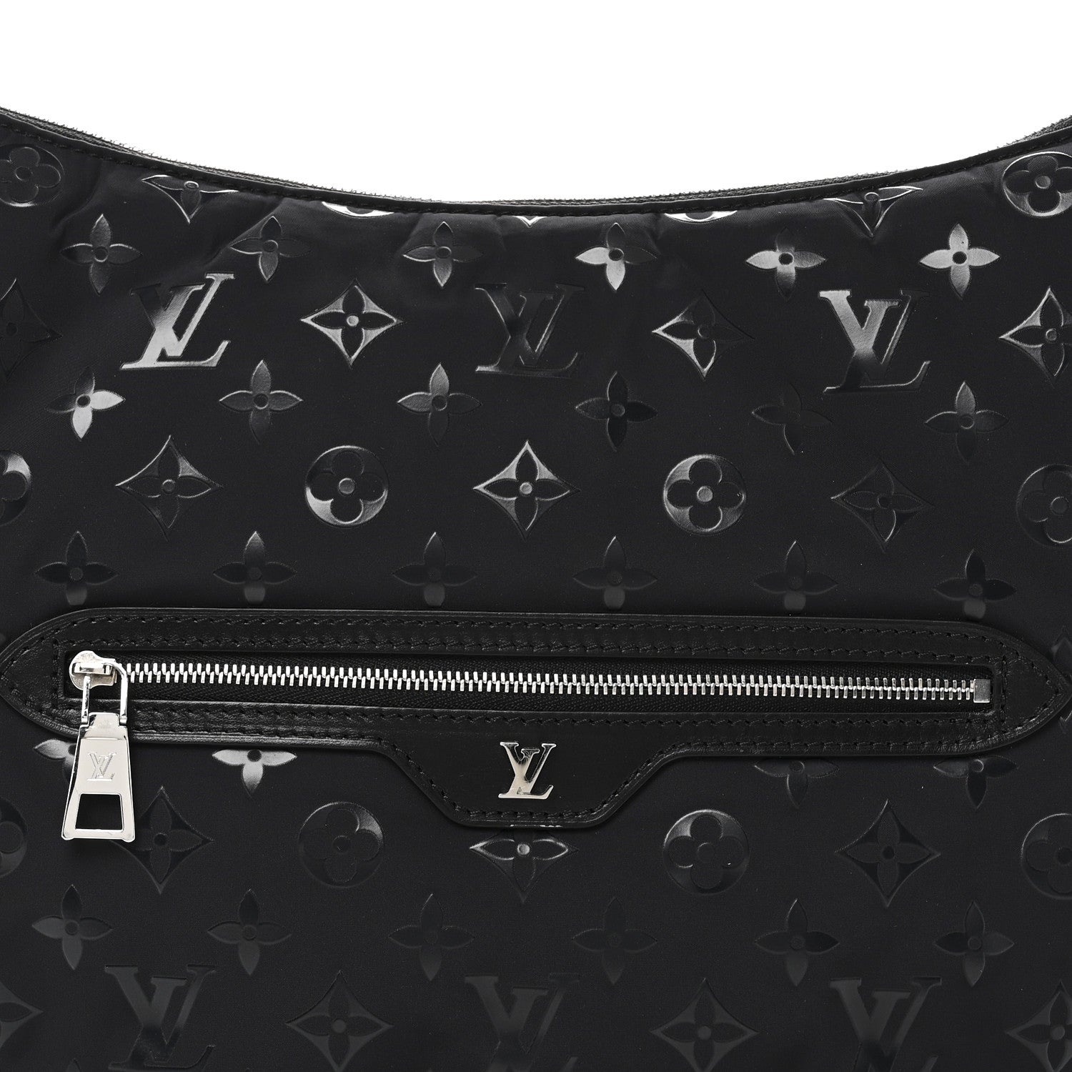 Louis Vuitton Nylon Monogram Loop Pocket Hobo Polar Night 7 of 9