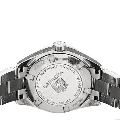 Tag Heuer Stainless Steel Mother of Pearl 28mm Carrera Lady Quartz Watch WV1415 4 of 5