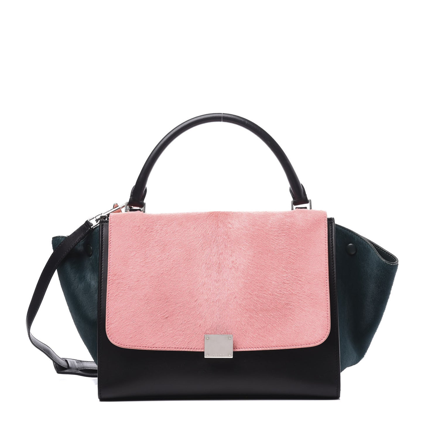 Shaded Pony Hair Calfskin Medium Trapeze Pink