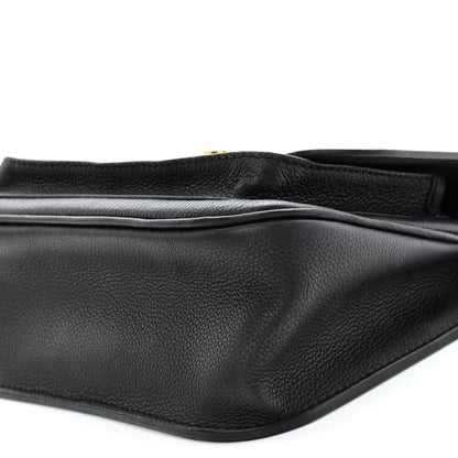 Louis Vuitton Grained Calfskin Lockme Chain Bag PM Black 10 of 10
