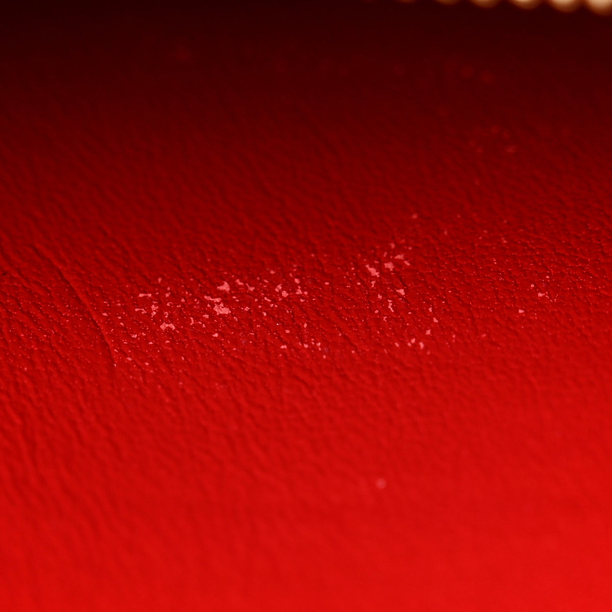 Celine Smooth Calfskin Small Classic Box Flap Bag Red 11 of 11