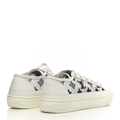 Louis Vuitton Technical Fabric Calfskin Monogram Stellar Sneakers 39 Black 4 of 11