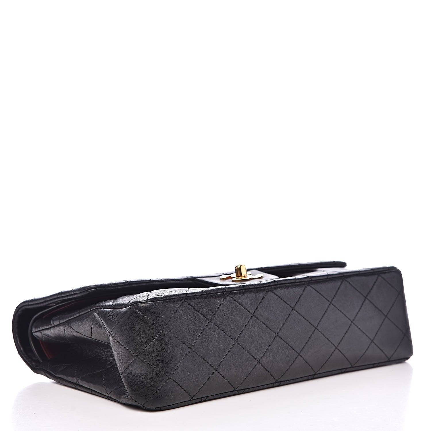 Chanel Lambskin Quilted Medium Double Flap Black 4 of 15