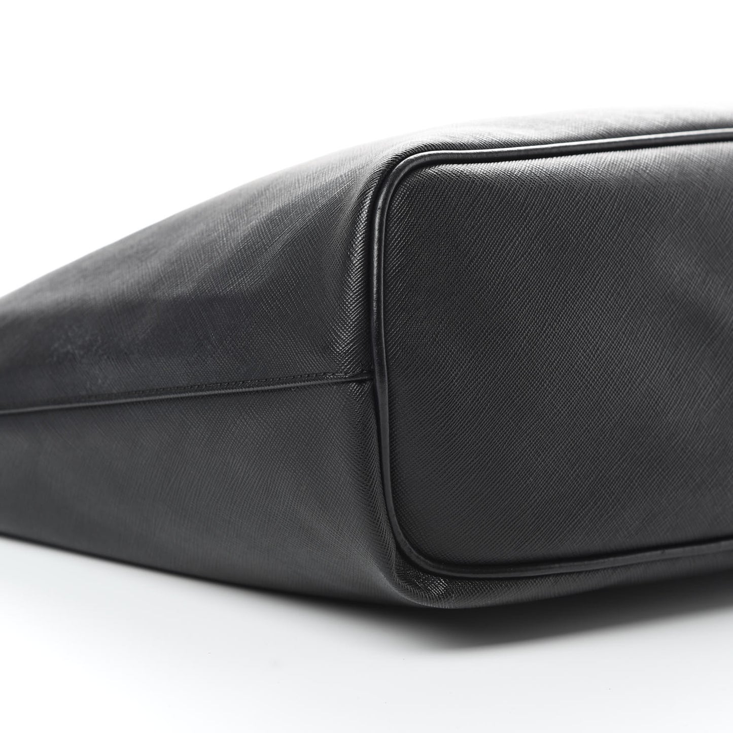 Coated Canvas Medium Antigona Tote Black