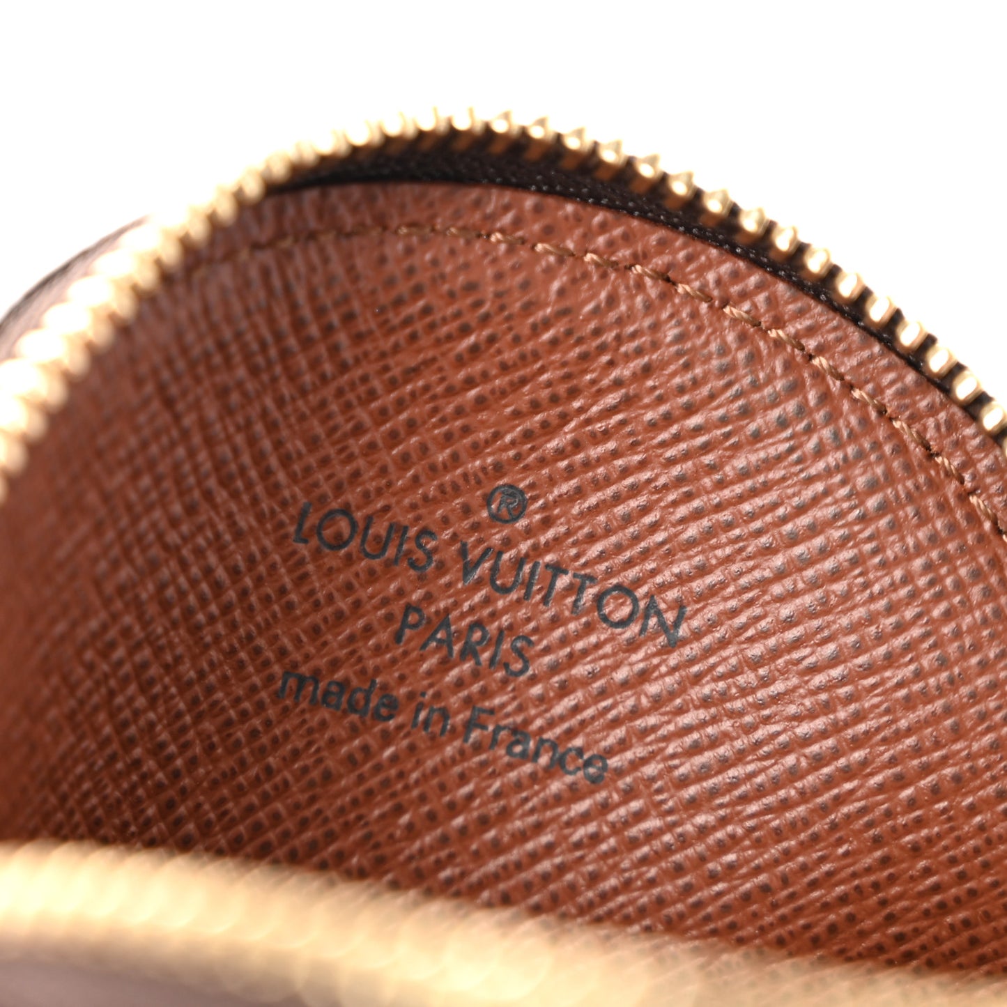 Monogram Round Coin Purse