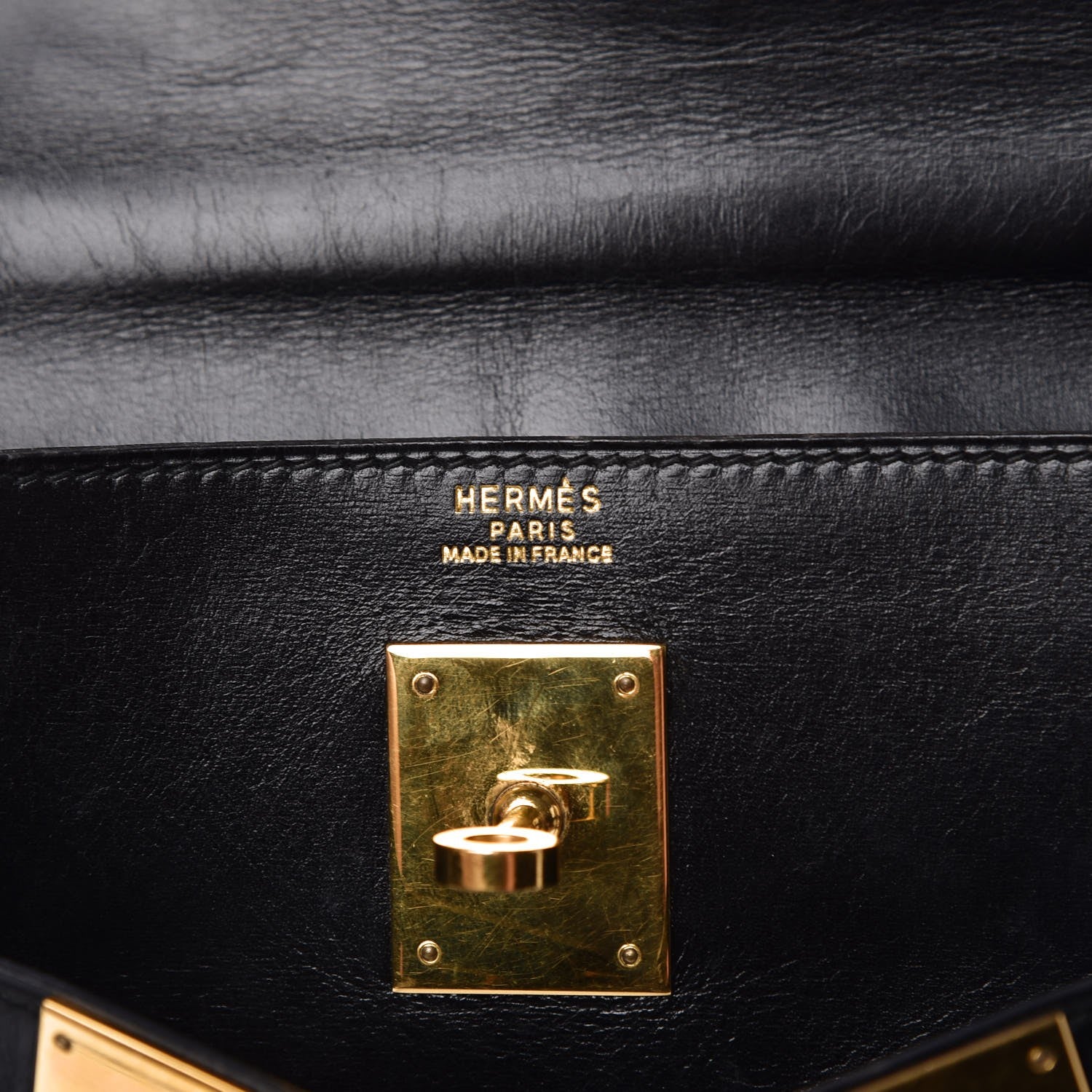 Hermes Box Kelly Retourne 32 Black 7 of 25