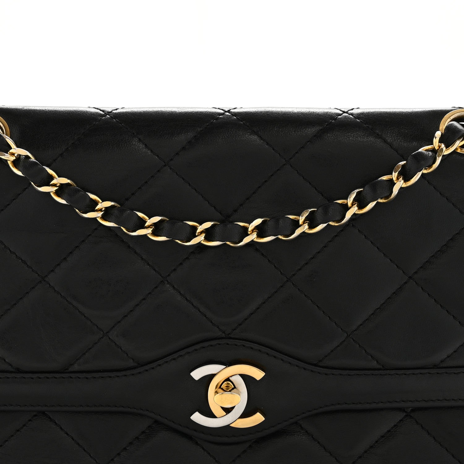 Chanel Lambskin Medium Double Flap Black 9 of 17