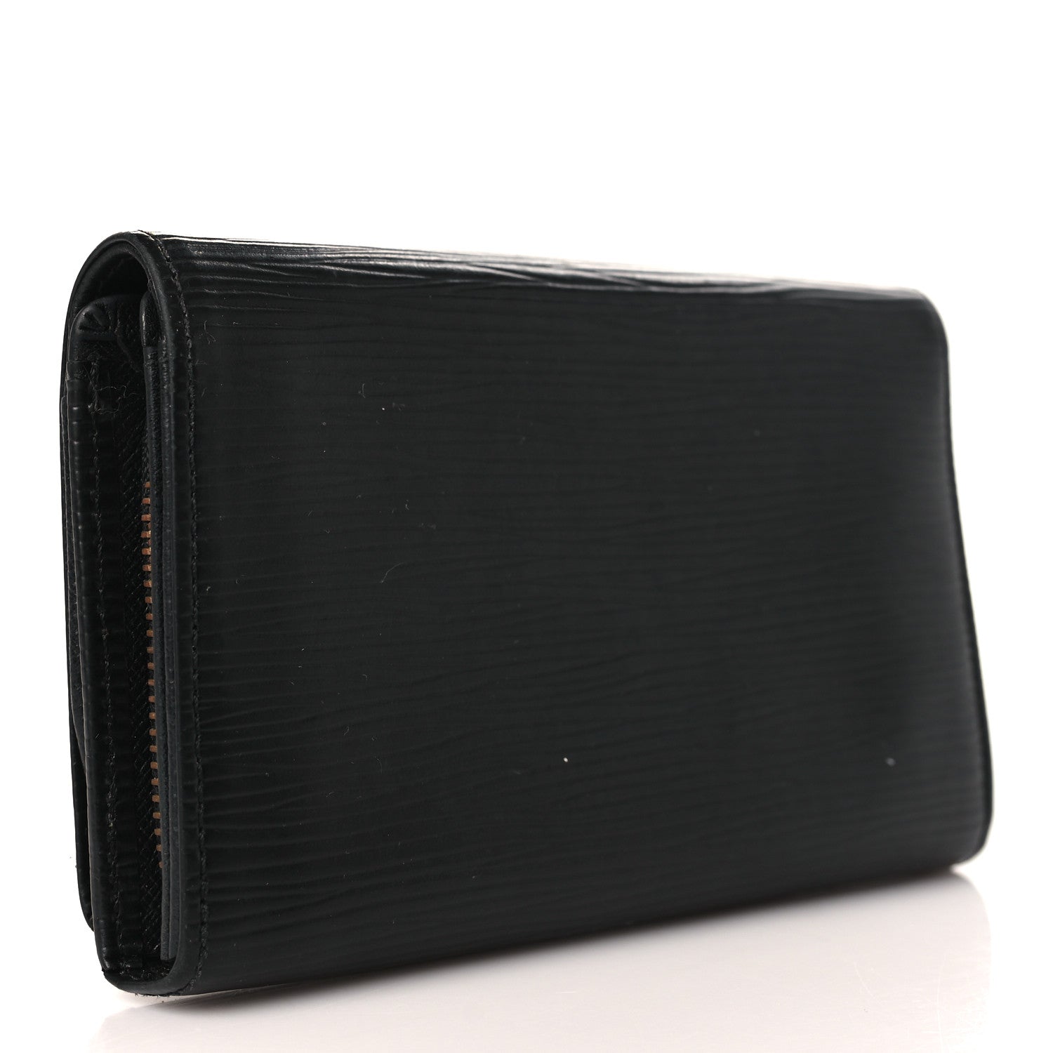 Louis Vuitton Epi Porte-Monnaie Billets Tresor Wallet Black 3 of 7