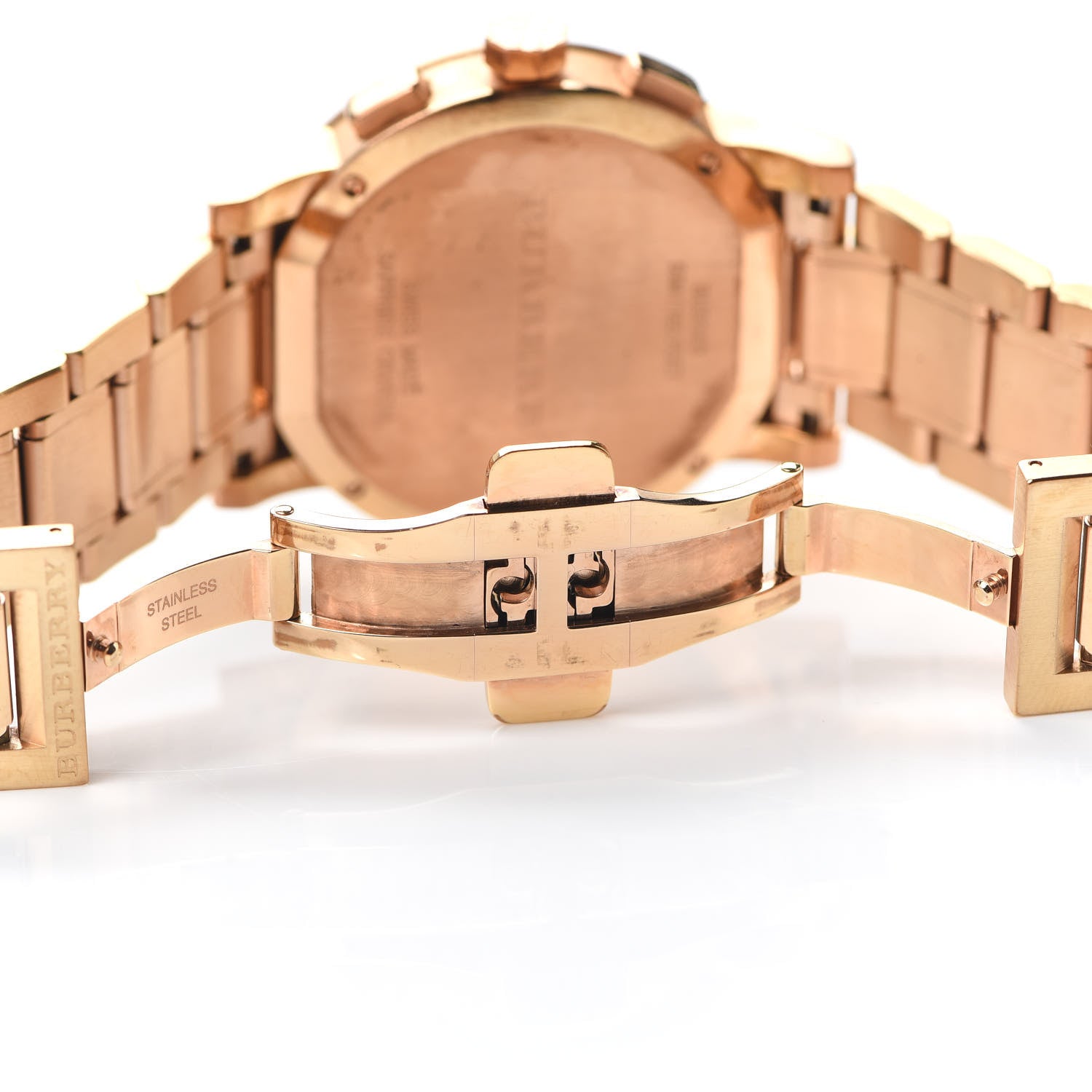 Burberry Stainless Steel 42mm Chronograph Quartz Watch Taupe BU9353 5 of 6