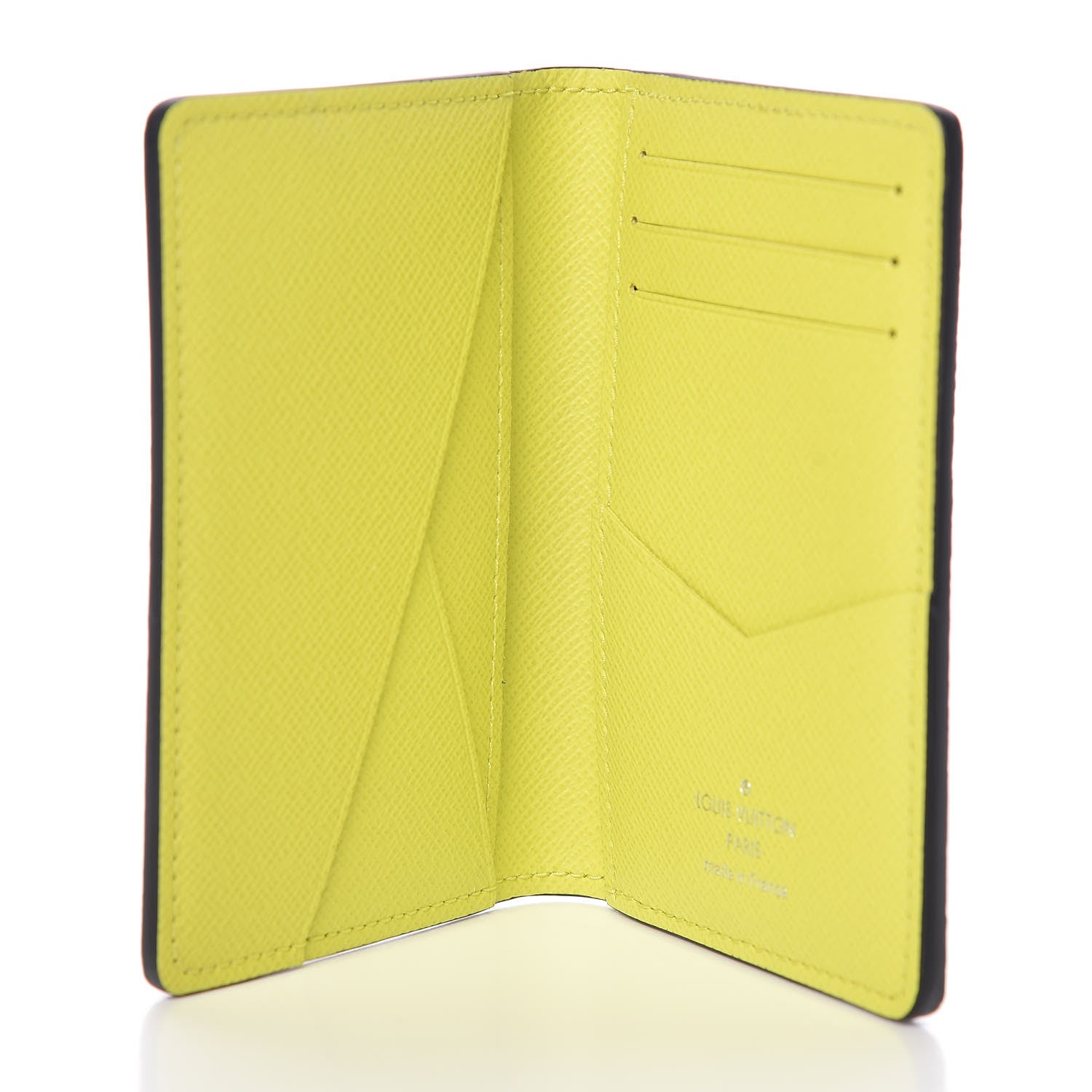 Louis Vuitton Monogram Taiga Pocket Organizer Yellow 5 of 7