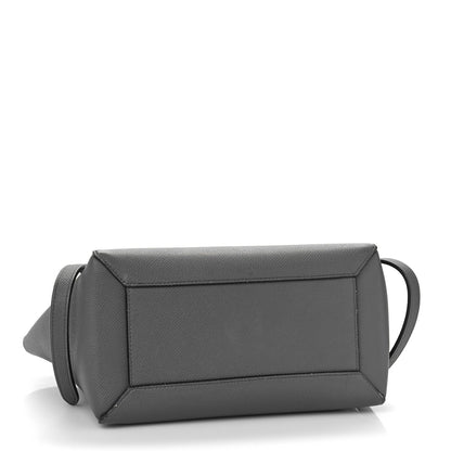 Celine Grained Calfskin Micro Belt Bag Grey 4 of 11