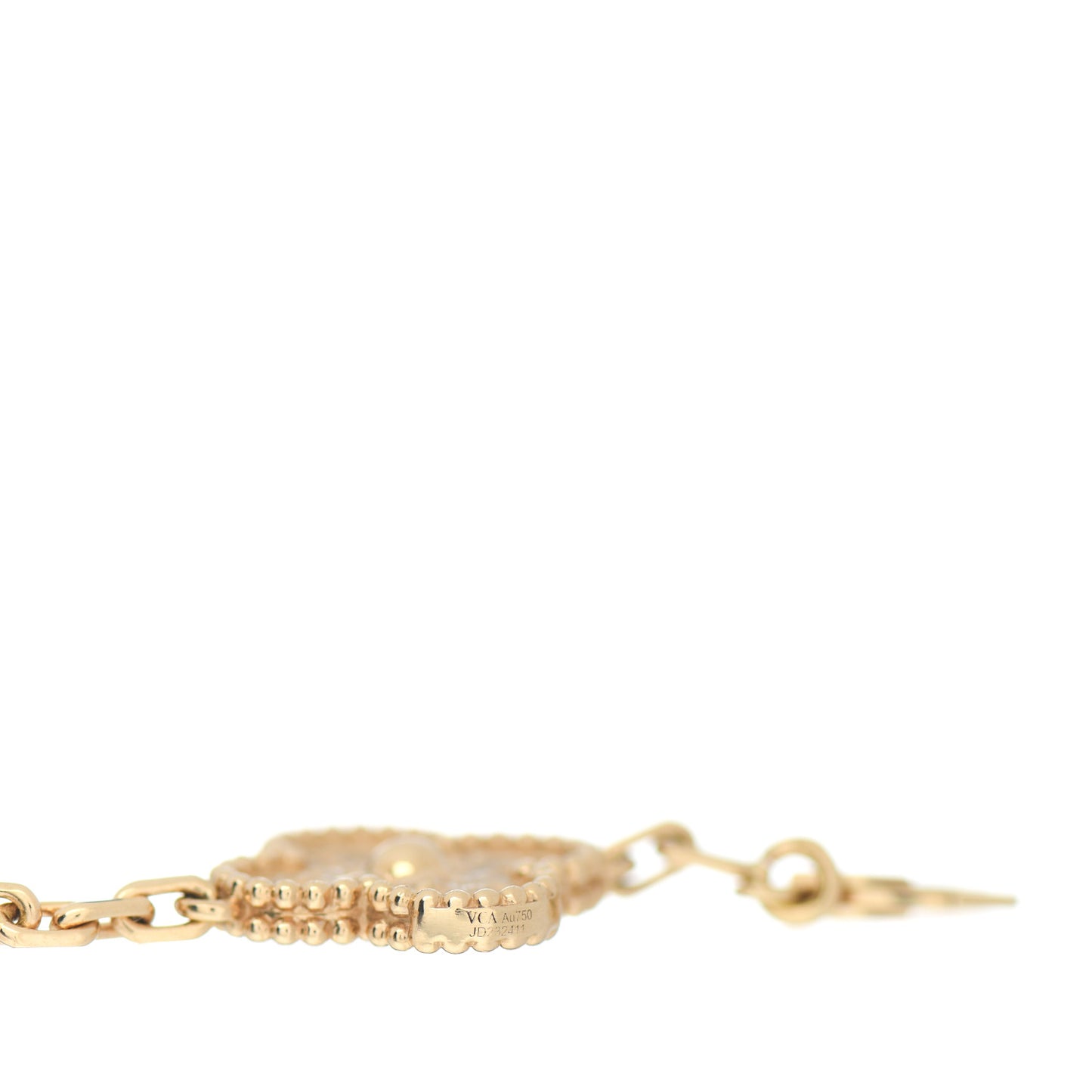 18K Yellow Gold 5 Motifs Vintage Alhambra Bracelet