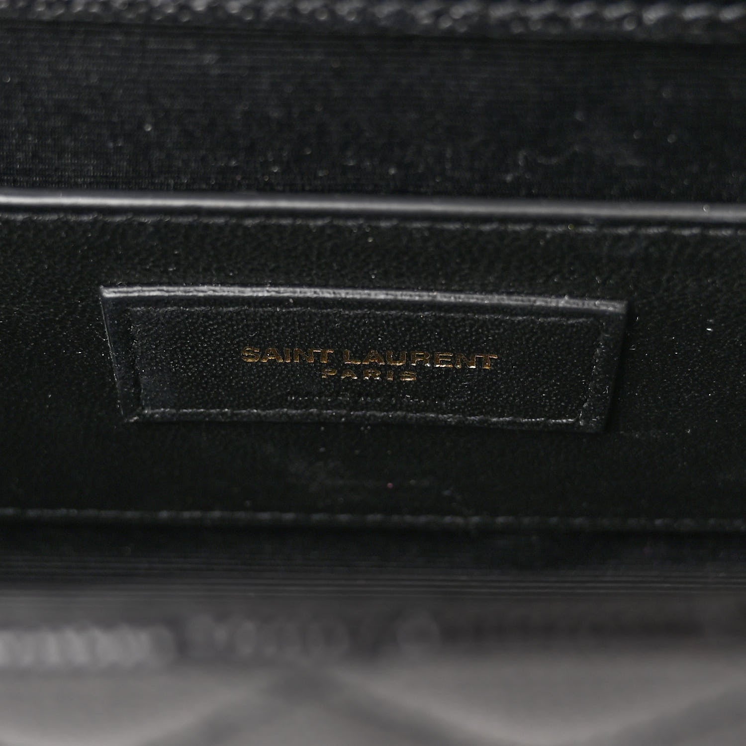 Saint Laurent Grain De Poudre Textured Mixed Matelasse Triquilt Small Monogram Satchel Black 6 of 9