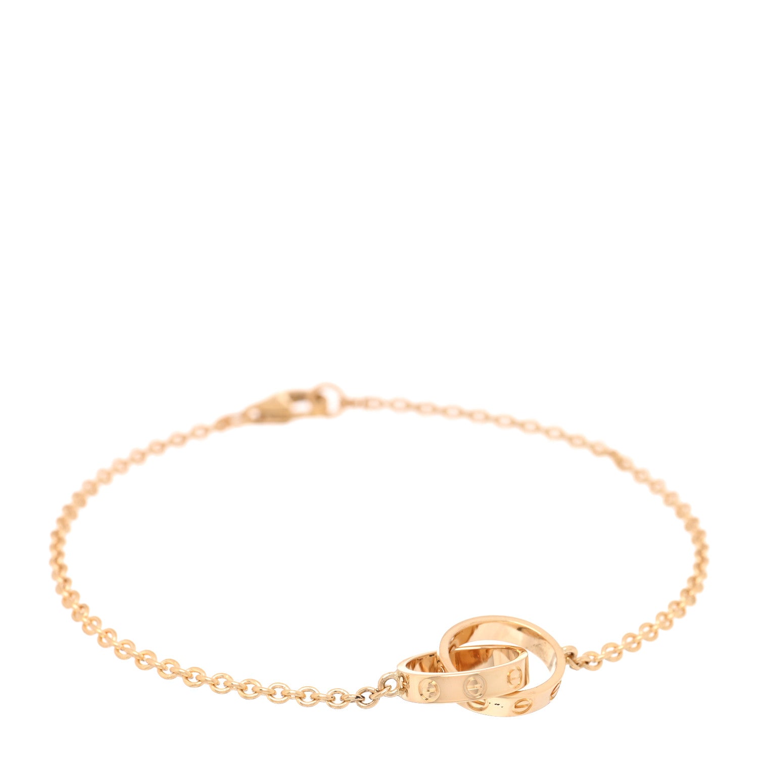 Cartier 18K Yellow Gold Interlocking LOVE Bracelet 1 of 4