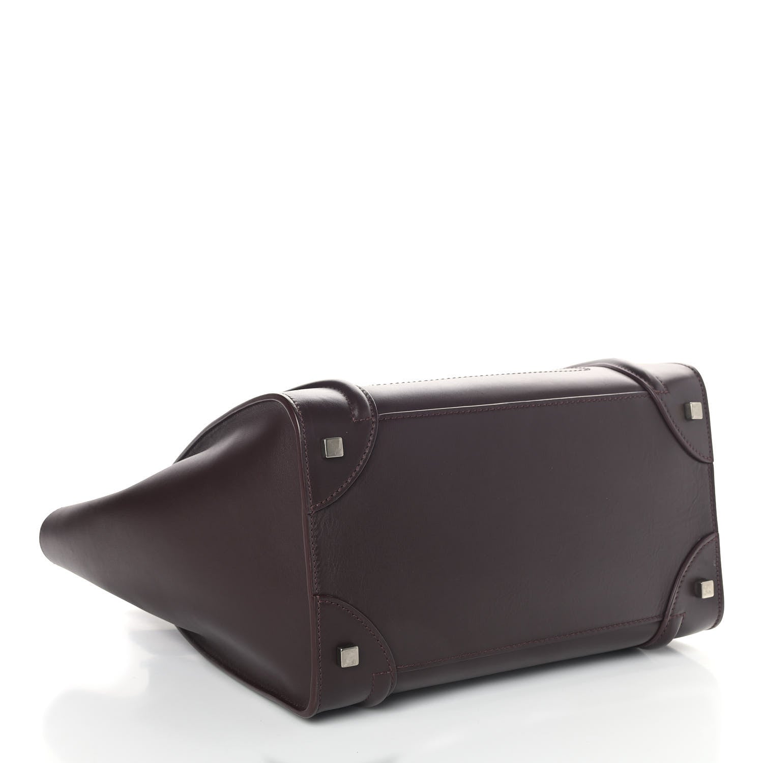 Celine Smooth Calfskin Mini Luggage Burgundy 5 of 11