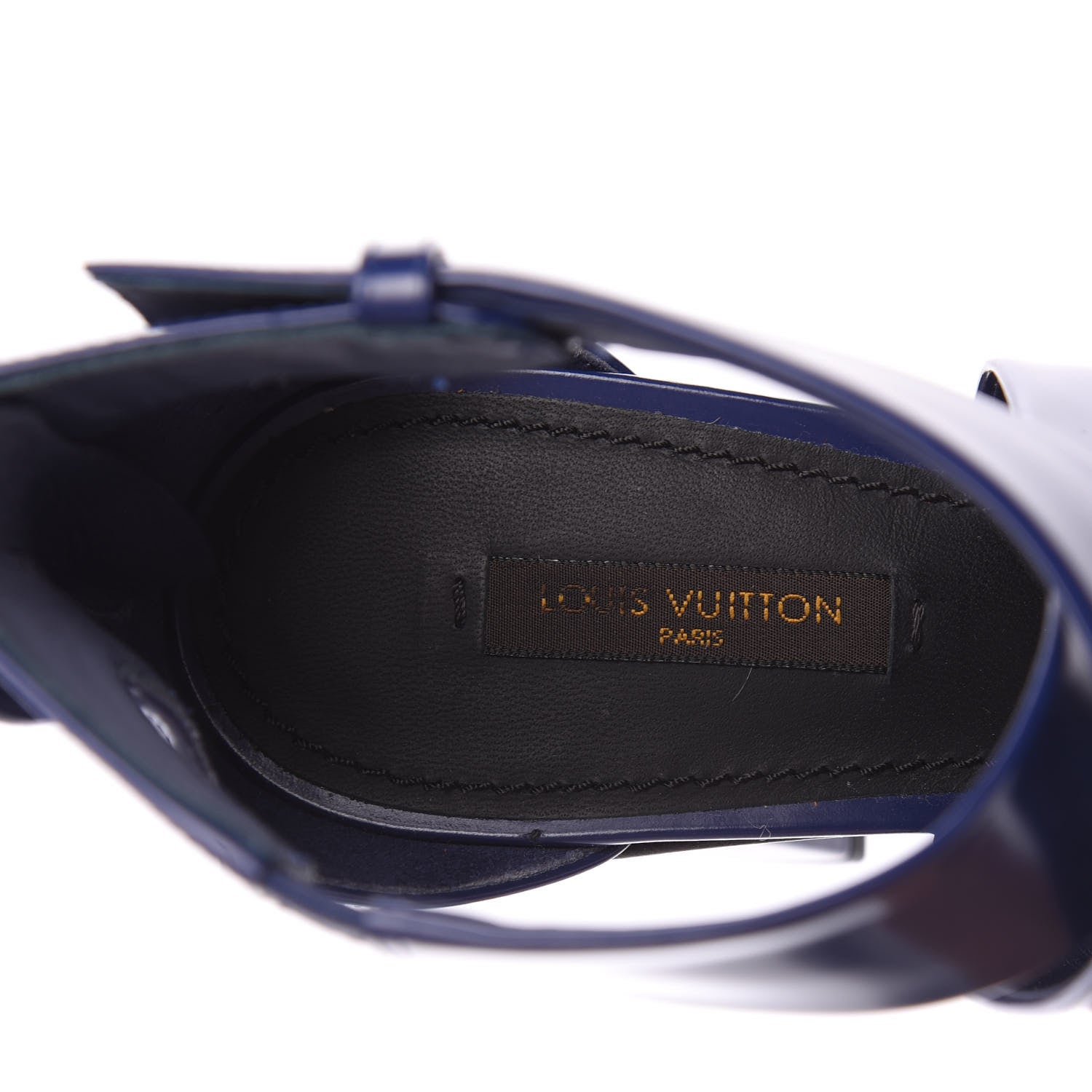 Louis Vuitton Calfskin Westbound Sandals 40 Blue Nuit 8 of 8