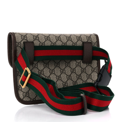Gucci GG Supreme Monogram Neo Vintage Web Belt Bag Brown 3 of 12
