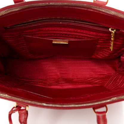 Prada Saffiano Medium Galleria Double Zip Tote Fuoco 5 of 15
