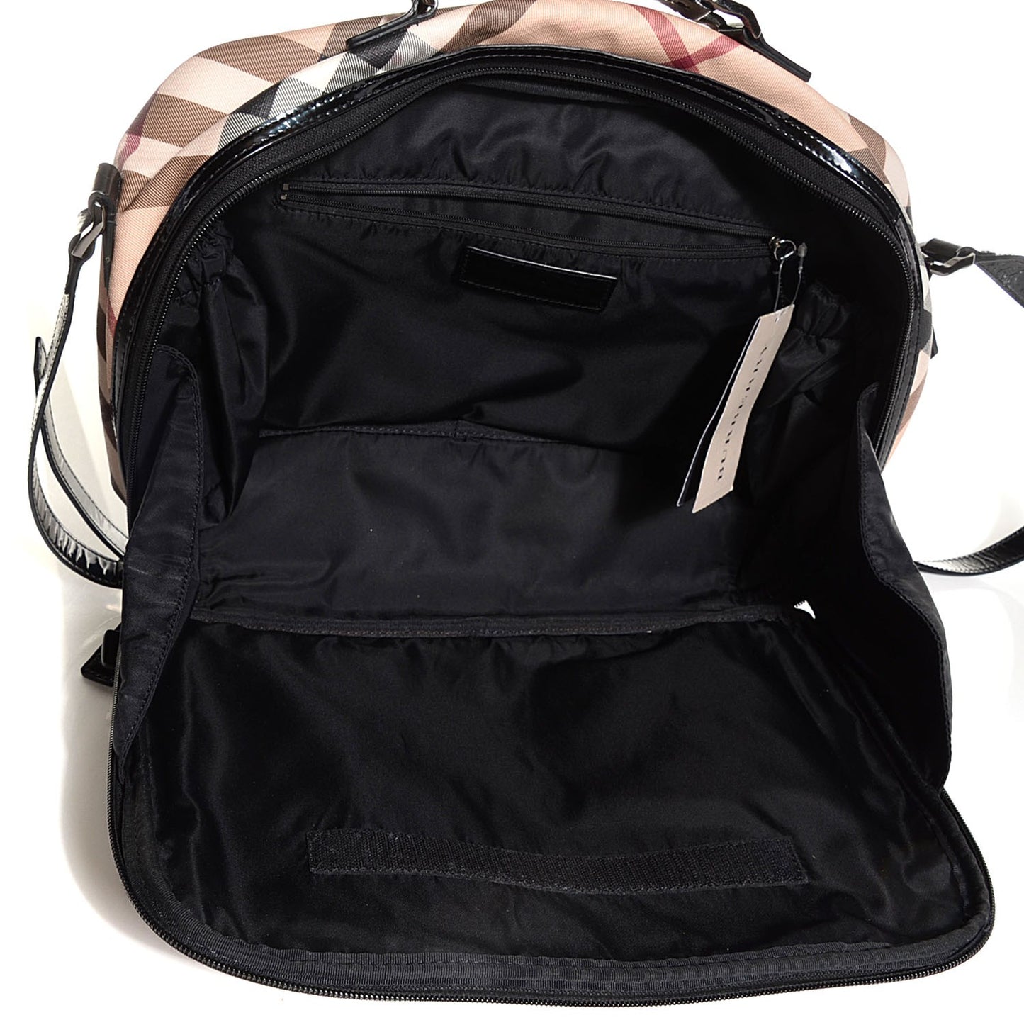 Supernova Check Diaper Bag Black
