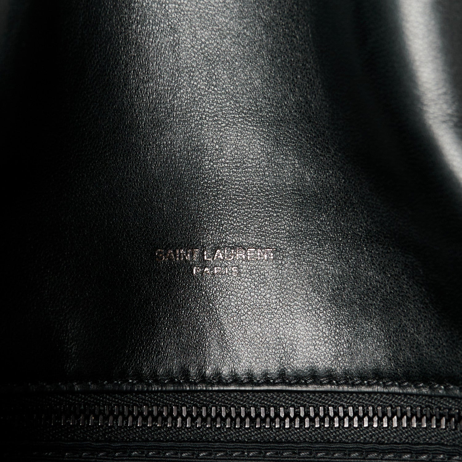 Saint Laurent Lambskin Quilted Monogram Monochrome Small Loulou Puffer Chain Satchel Black 6 of 11