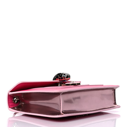 Bulgari Calfskin Metallic Calfskin Serpenti Forever Marble Star Adorned Crossbody Bag Flash Amethyst 4 of 11
