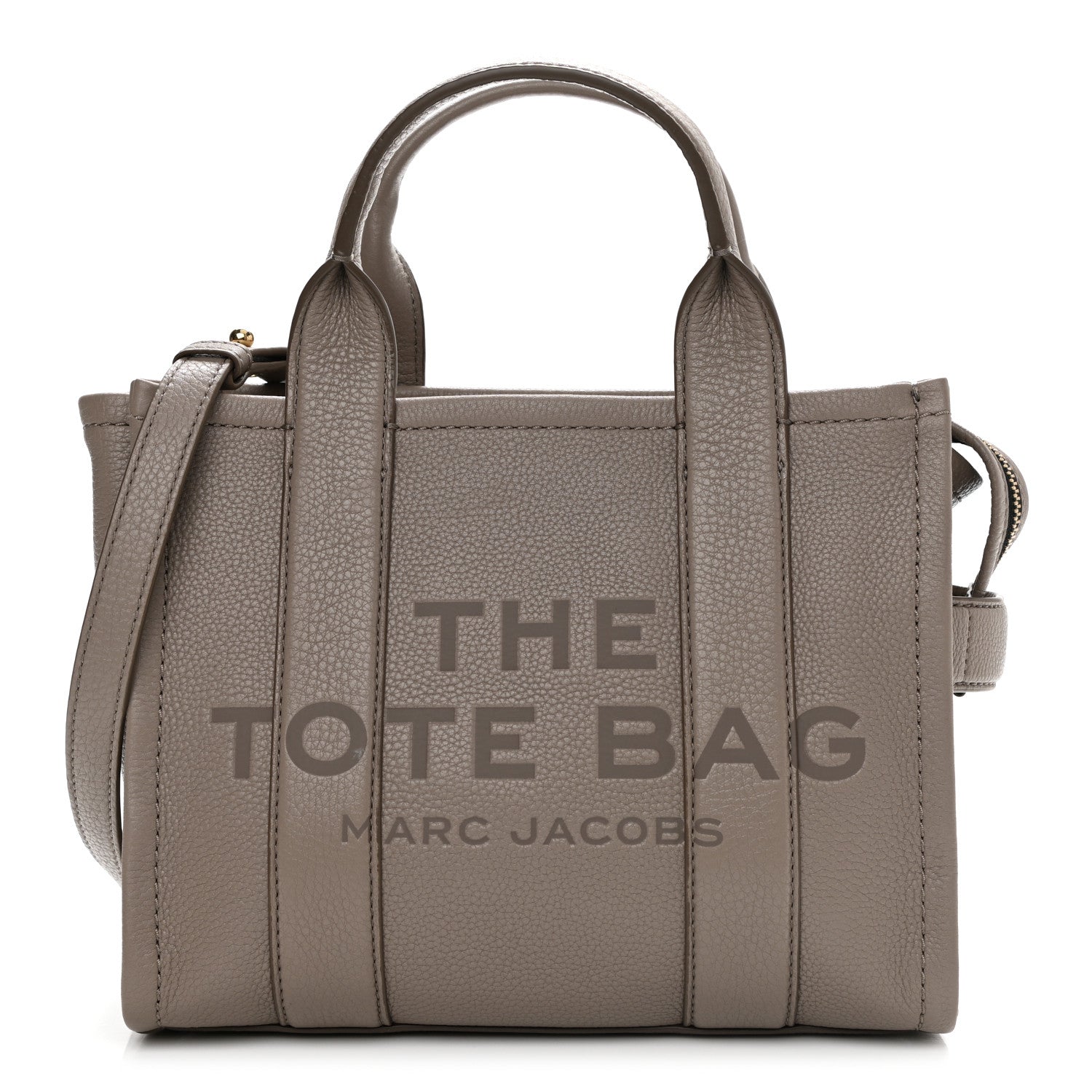 Marc Jacobs Grained Calfskin Small The Tote Bag Cement 1 of 10