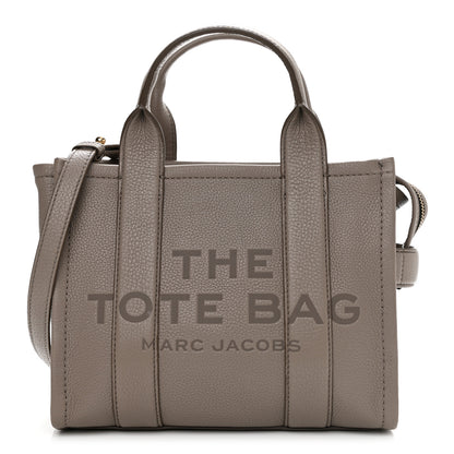 Marc Jacobs Grained Calfskin Small The Tote Bag Cement 1 of 10