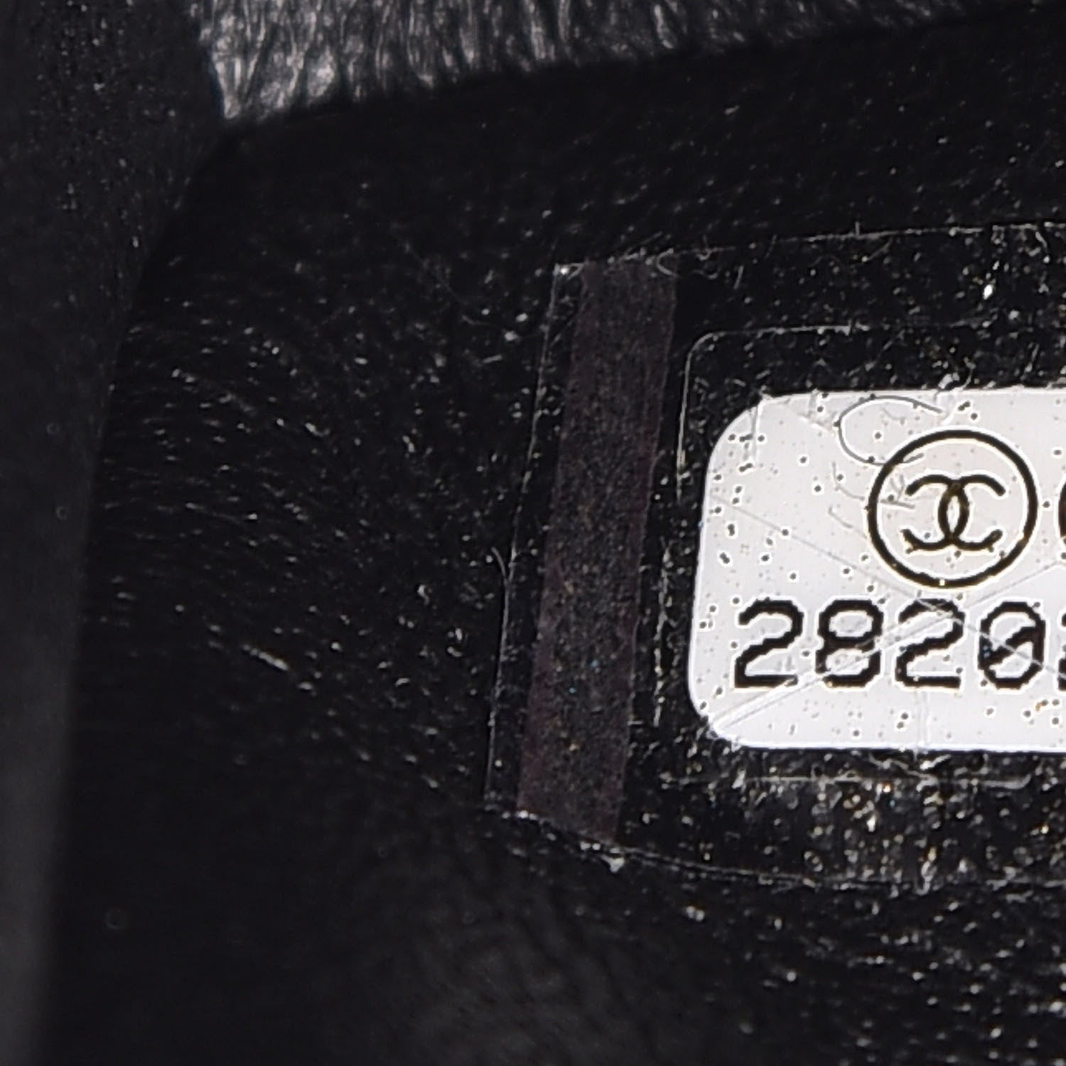 Chanel Calfskin Crocodile Embossed Graffiti 2.55 Mini Cocodile Reissue Flap Black Gold 7 of 10