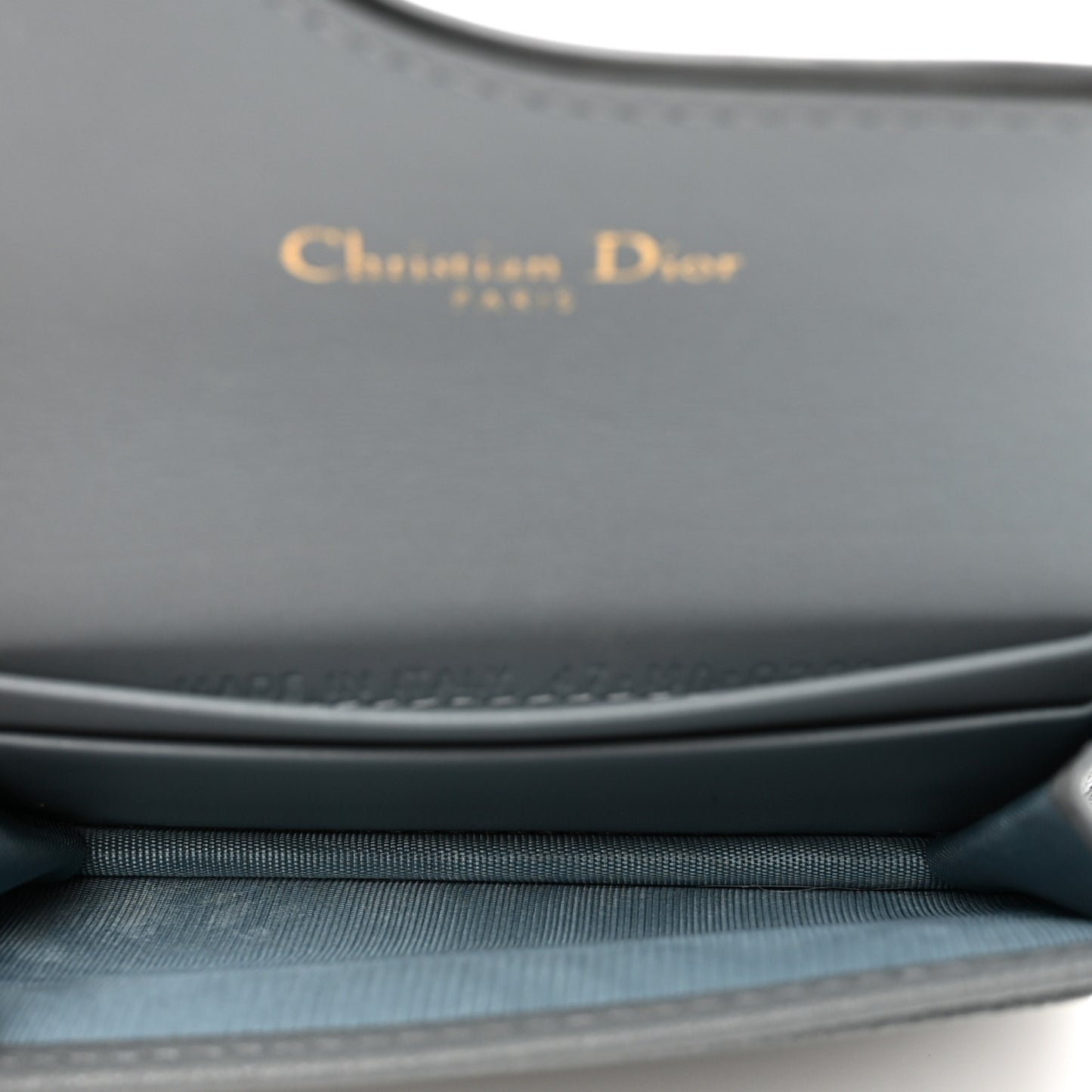 Goatskin Saddle Card Holder Sky Blue