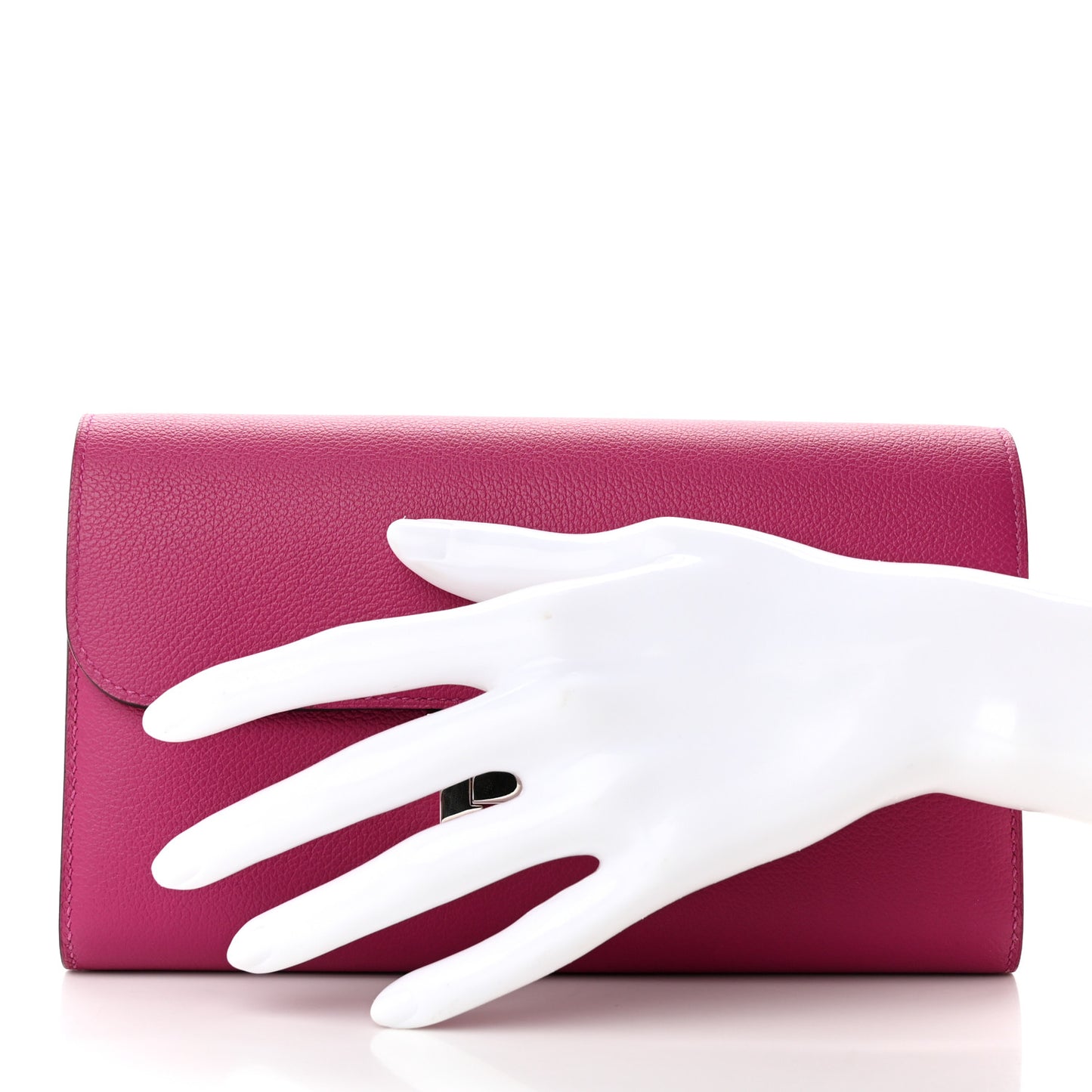 Evercolor Constance Long Wallet Rose Pourpre