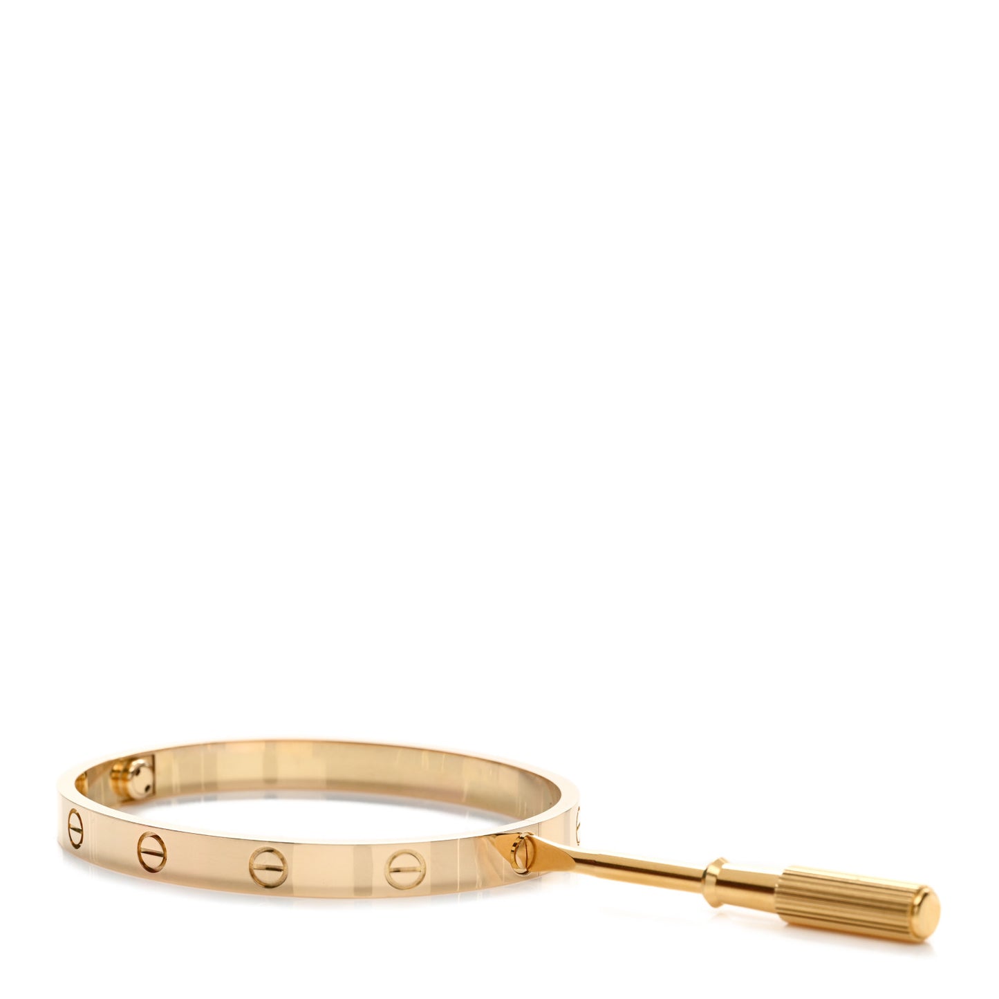 18K Yellow Gold LOVE Bracelet 17