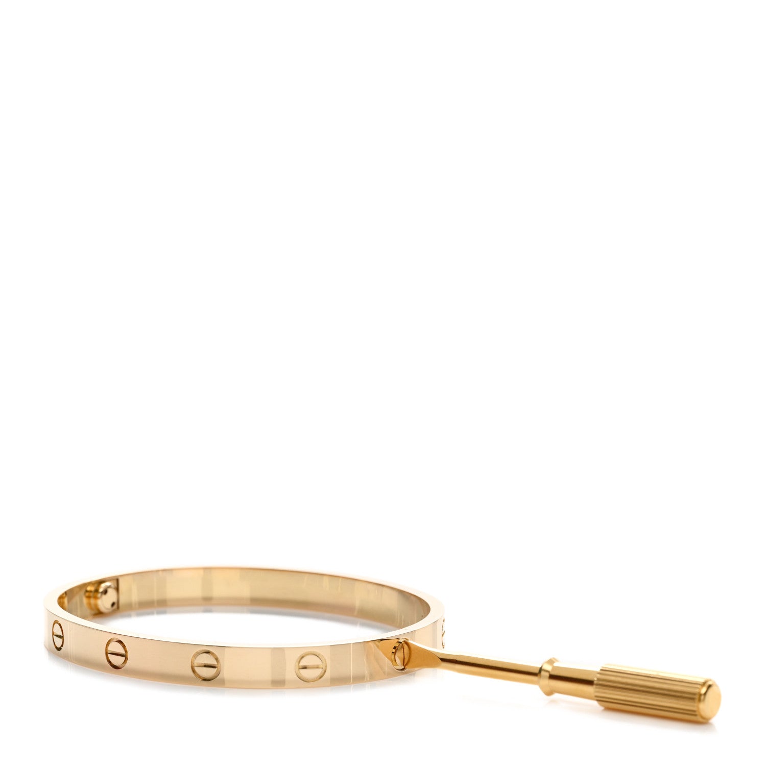 Cartier 18K Yellow Gold LOVE Bracelet 17 4 of 5