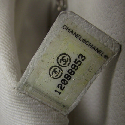 Chanel Caviar Petit Shopping Tote PST White 10 of 10