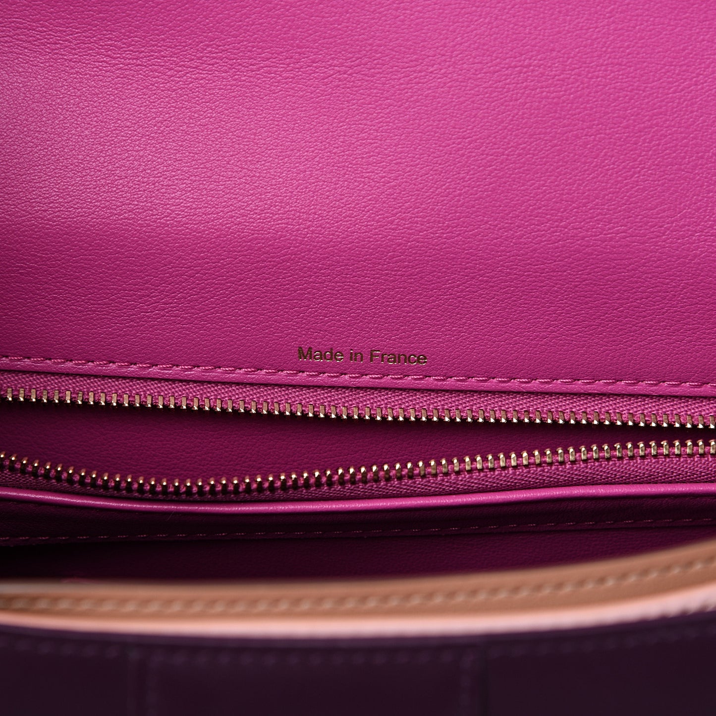 Boxed Calfskin MM Magic Brillant Satchel Prune
