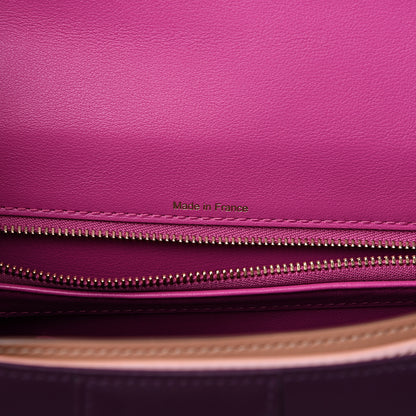 Delvaux Boxed Calfskin MM Magic Brillant Satchel Prune 6 of 9