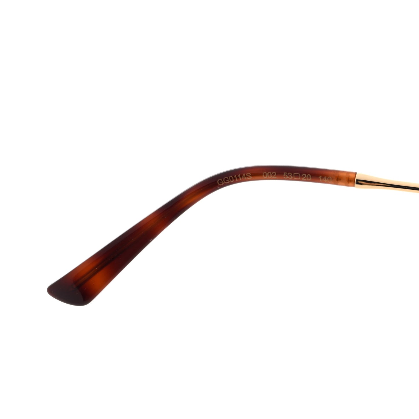 Metal Crystal Cat Eye Sunglasses GG00114S Pink