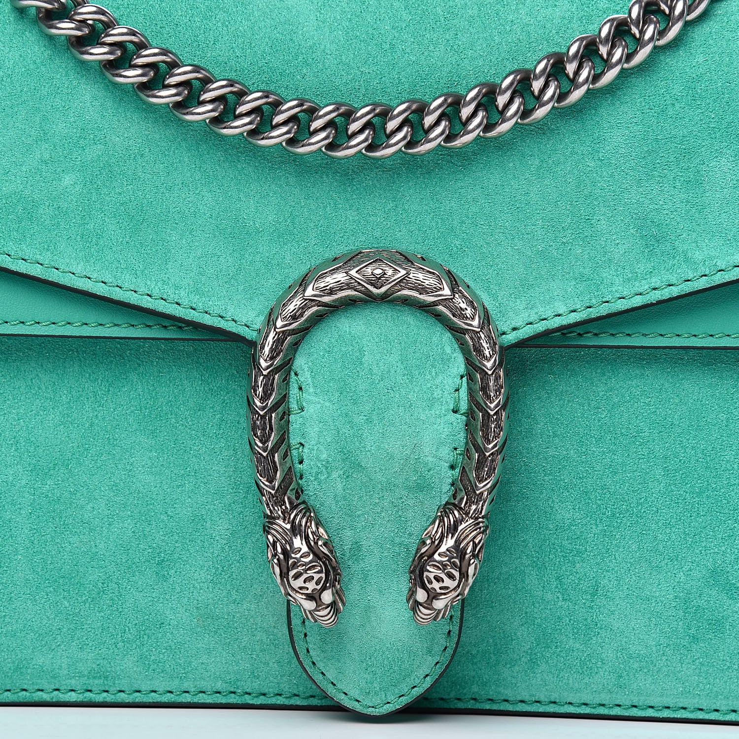 Gucci Suede Small Dionysus Shoulder Bag Green 11 of 11