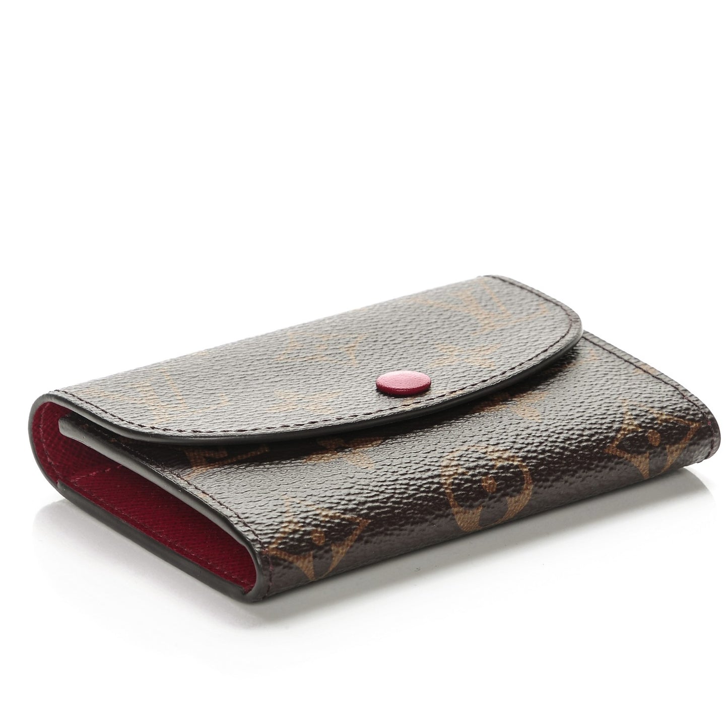 Monogram Rosalie Coin Purse Fuchsia