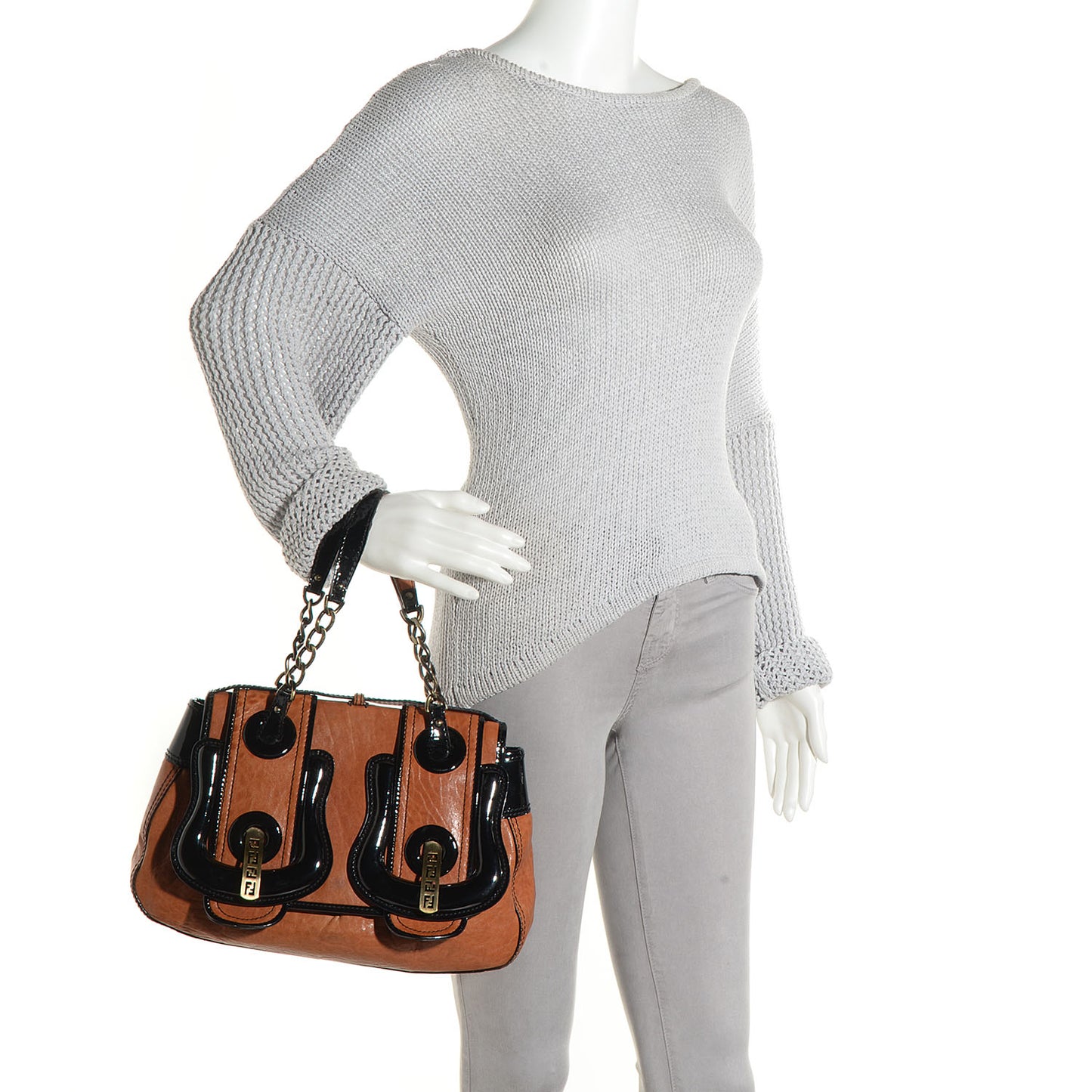 Nappa Patent B Bag Osso Black
