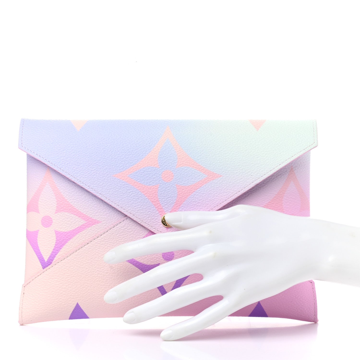 Louis Vuitton Monogram Giant Spring In The City Kirigami Pochette Set Sunrise Pastel Midnight Fuchsia Sunset Kaki 2 of 10