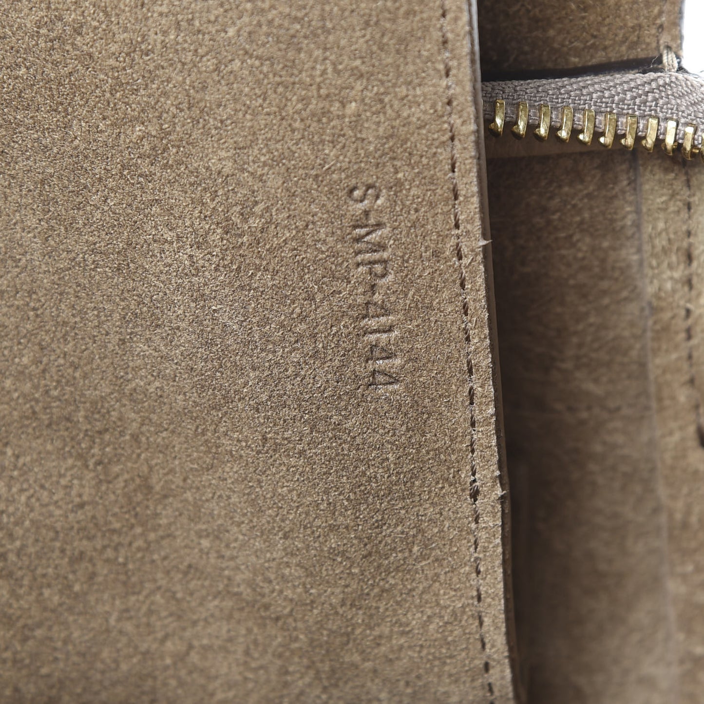 Drummed Calfskin Mini Belt Bag Light Taupe