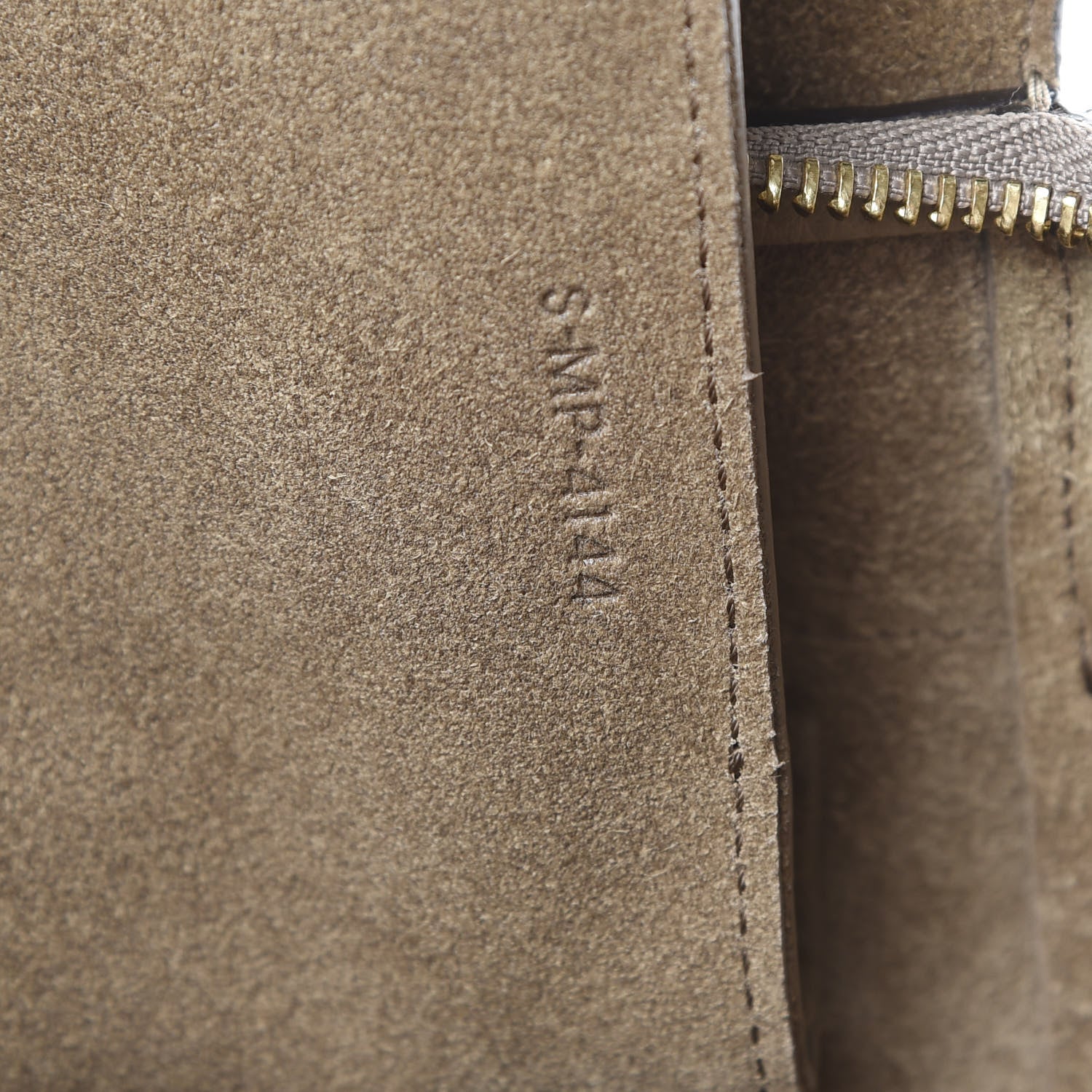 Celine Drummed Calfskin Mini Belt Bag Light Taupe 7 of 23