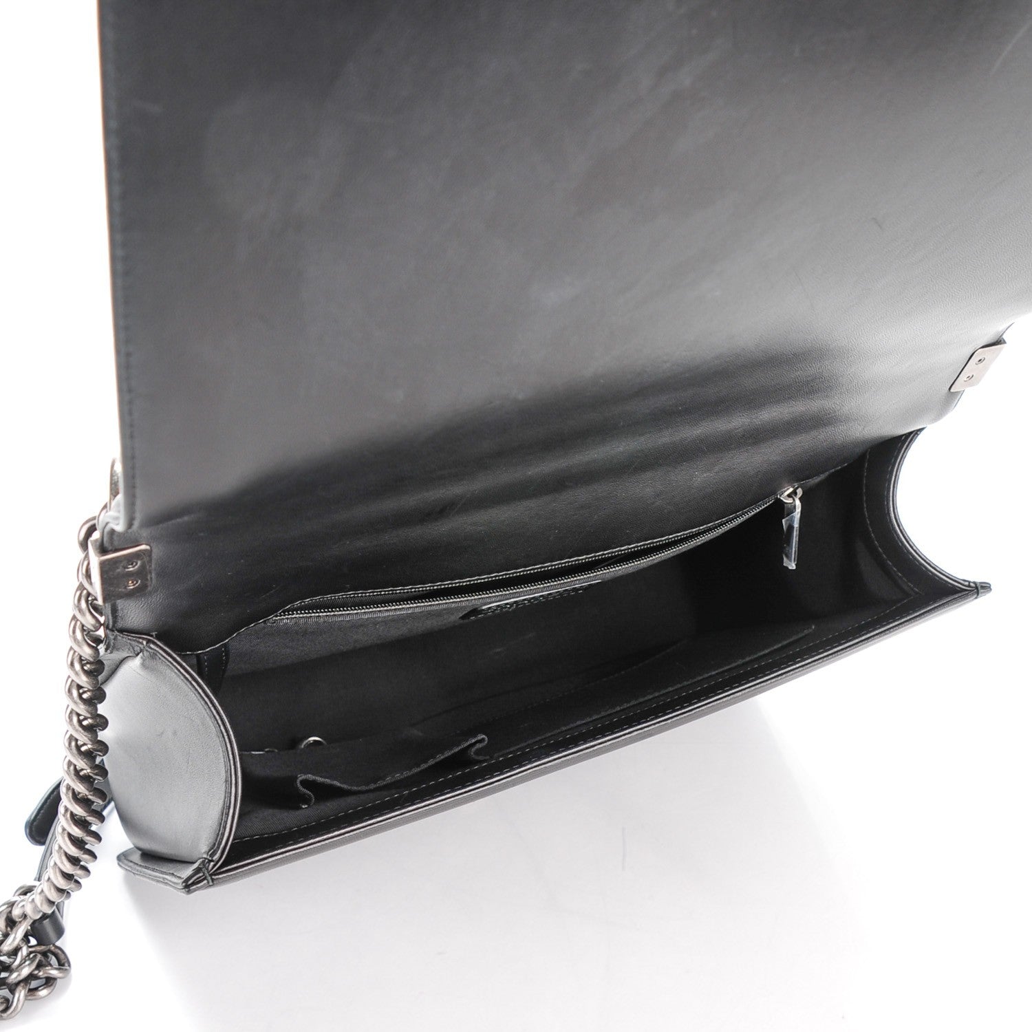 Chanel Lambskin Quilted Large Boy Flap Black 5 of 8