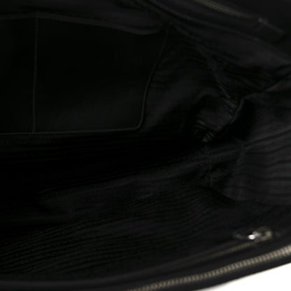 Prada Saffiano Travel Extra Large Galleria Double Zip Tote Black 5 of 9