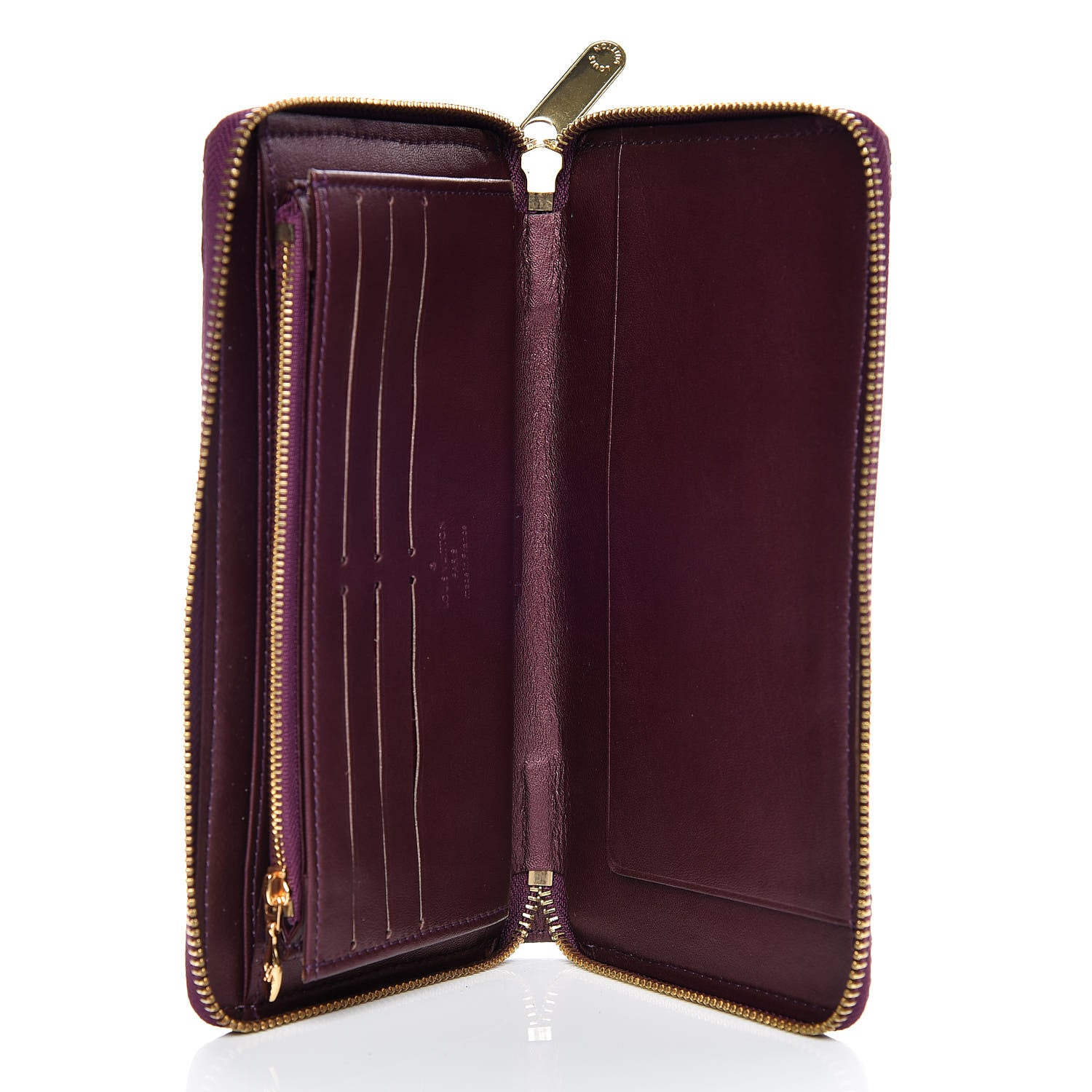 Louis Vuitton Vernis Zippy Organizer Wallet Rouge Fauviste 5 of 15