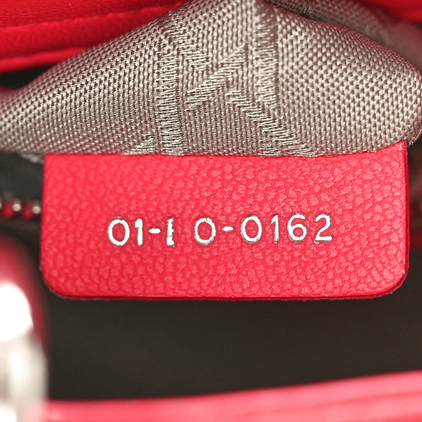 Lambskin Cannage Mini Lady Dior Fuchsia