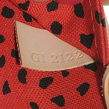 Louis Vuitton Monogram Kusama Waves Neverfull MM Red 7 of 7