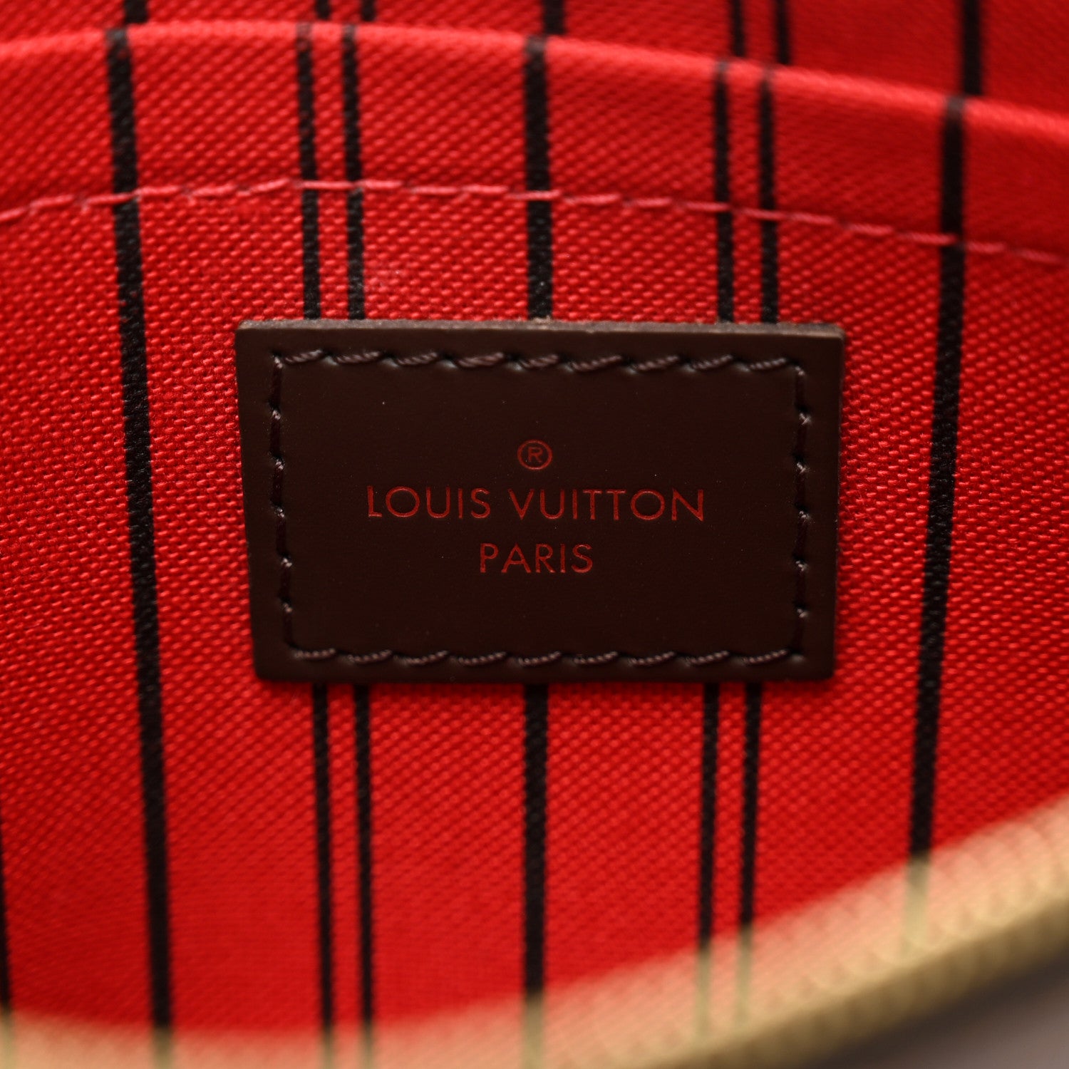 Louis Vuitton Damier Ebene Neverfull MM GM Pochette 6 of 7