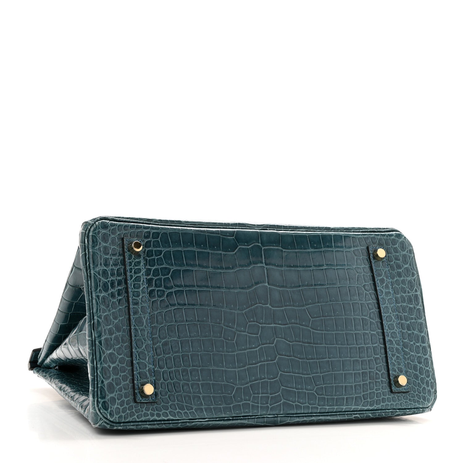 Hermes Shiny Porosus Crocodile Birkin 35 Colvert 4 of 13