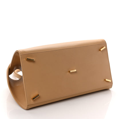 Salvatore Ferragamo Natural Grain Calfskin Small Hug Bag Light Caramel 4 of 9